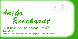 aniko reichardt business card